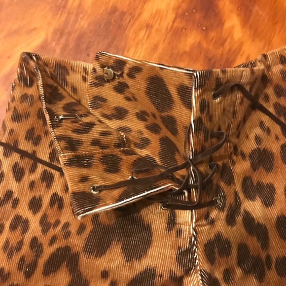 Chiquita girls leopard print corduroy pants - Picture 4 of 4